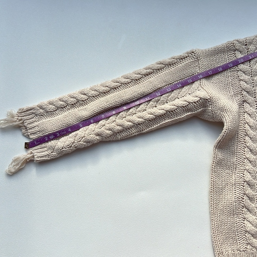 Altar'd State Cream Cable Knit Sweater - Picture 10 of 12